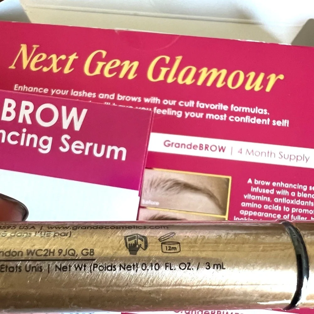 NEW Grande Brow 4 Month Supply Enhancing Serum 3ml